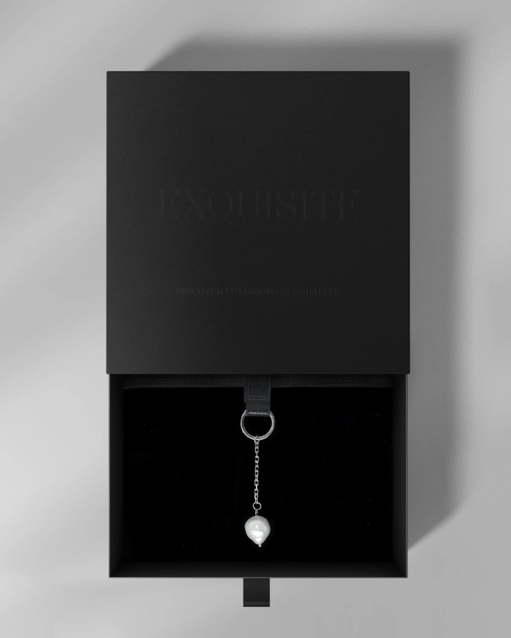 Minimalistyczny choker z perłą