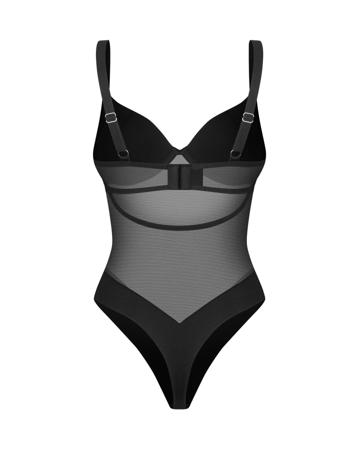 Eleganckie, klasyczne body z fiszbinami