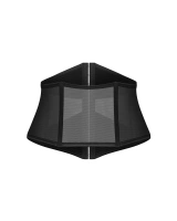 Czarny gorset z fiszbinami